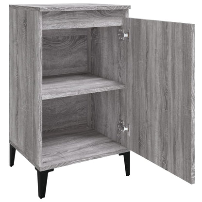 Comodino Grigio Sonoma 40x35x70 cm in Legno Multistrato - homemem39