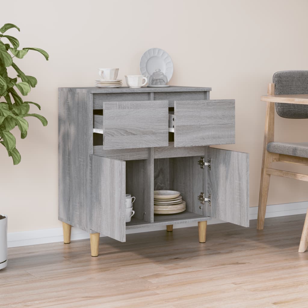 Credenza Grigio Sonoma 60x35x70 cm in Legno Multistrato - homemem39