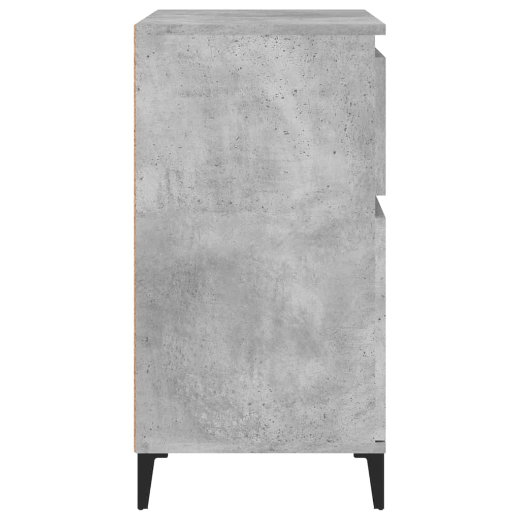 Credenza Grigio Cemento 60x35x70 cm in Legno Multistrato - homemem39