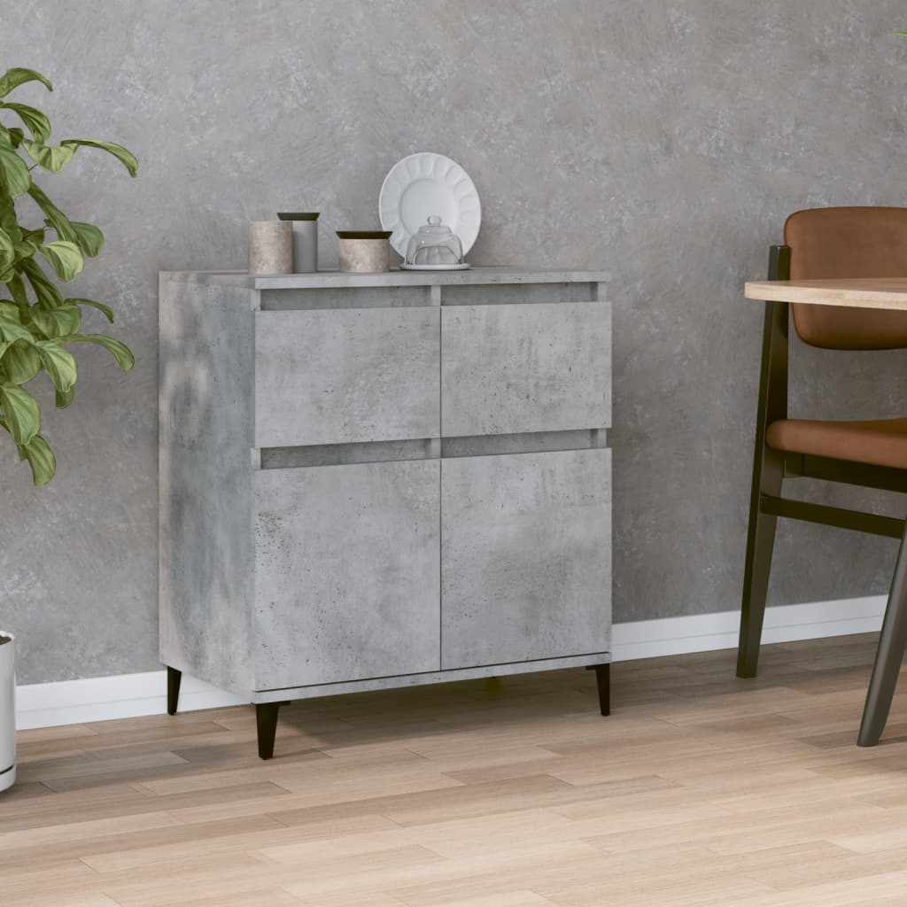 Credenza Grigio Cemento 60x35x70 cm in Legno Multistrato - homemem39