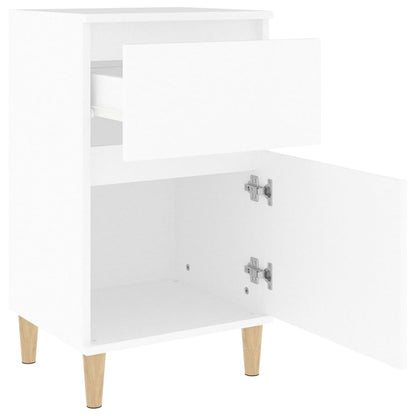 Comodino Bianco 40x35x70 cm - homemem39