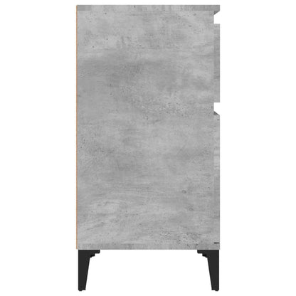 Comodini 2 pz Grigio Cemento 40x35x70 cm - homemem39