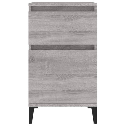 Comodino Grigio Sonoma 40x35x70 cm - homemem39