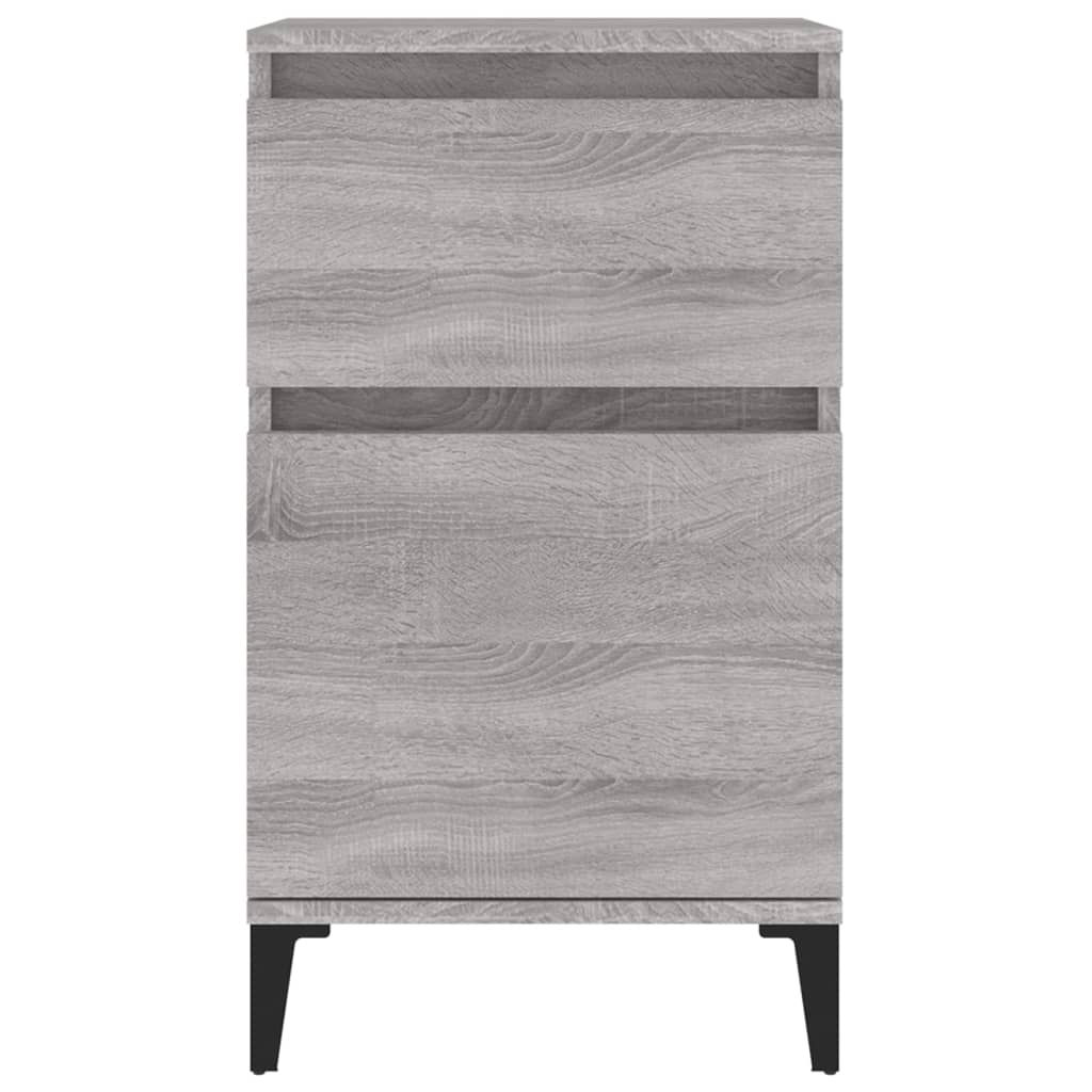 Comodini 2 pz Grigio Sonoma 40x35x70 cm - homemem39