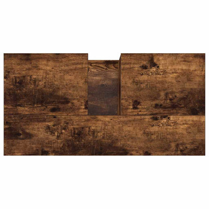 Armadietto Bagno Rovere Fumo 65x33x60 cm in Legno Multistrato | homemem39