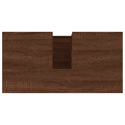 Armadietto Bagno Rovere Marrone 65x33x60cm in Legno Multistrato - homemem39