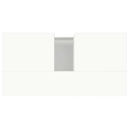 Armadietto da Bagno Bianco 65x33x60 cm in Legno Multistrato