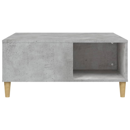 Tavolino Salotto Grigio Cemento 80x80x36,5 cm Legno Multistrato | homemem39