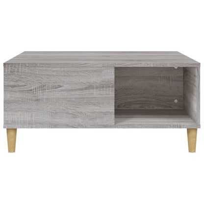Tavolino Salotto Grigio Sonoma 80x80x36,5 cm Legno Multistrato | homemem39