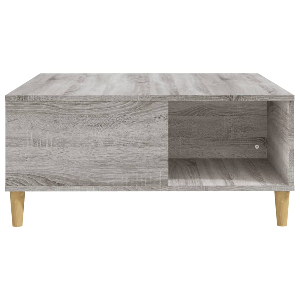 Tavolino Salotto Grigio Sonoma 80x80x36,5 cm Legno Multistrato | homemem39