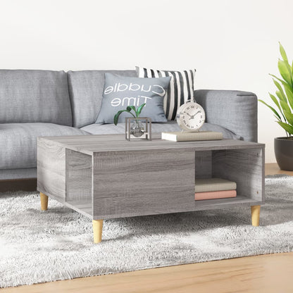 Tavolino Salotto Grigio Sonoma 80x80x36,5 cm Legno Multistrato | homemem39