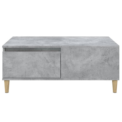 Tavolino Salotto Grigio Cemento 90x50x36,5 cm Legno Multistrato | homemem39