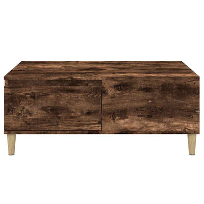 Tavolino da Salotto Rovere Fumo 90x50x36,5 cm Legno Multistrato