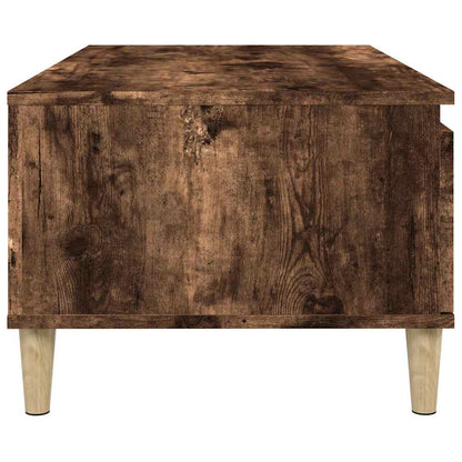 Tavolino da Salotto Rovere Fumo 90x50x36,5 cm Legno Multistrato