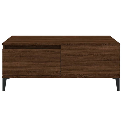 Tavolino da Salotto Rovere Marrone 90x50x36,5 cm in Multistrato | homemem39