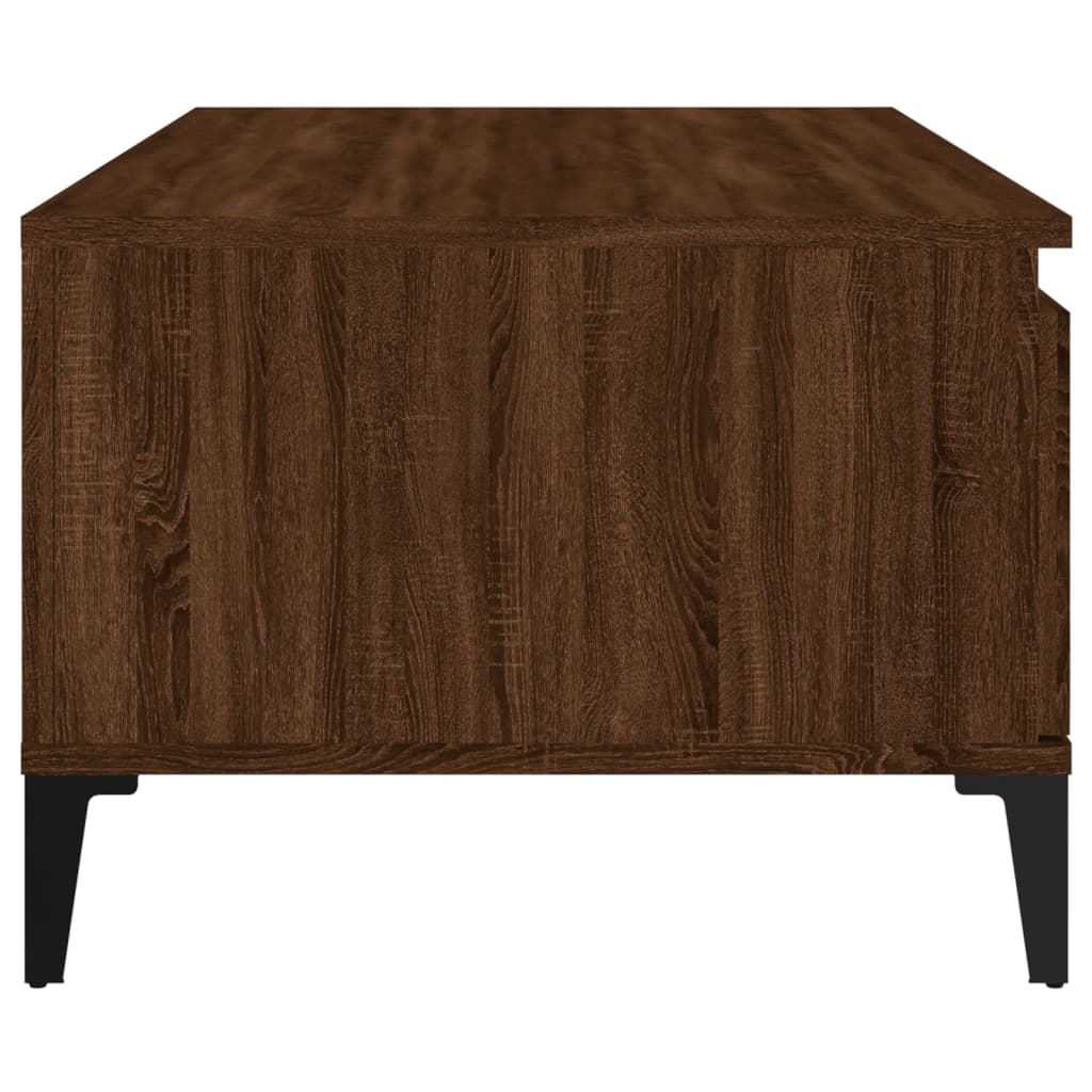 Tavolino da Salotto Rovere Marrone 90x50x36,5 cm in Multistrato | homemem39