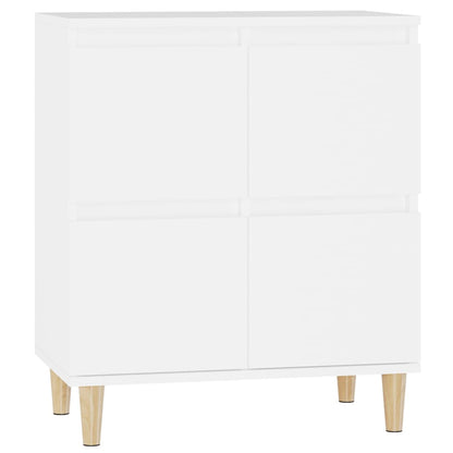 Credenza Bianca 60x35x70 cm in Legno Multistrato - homemem39