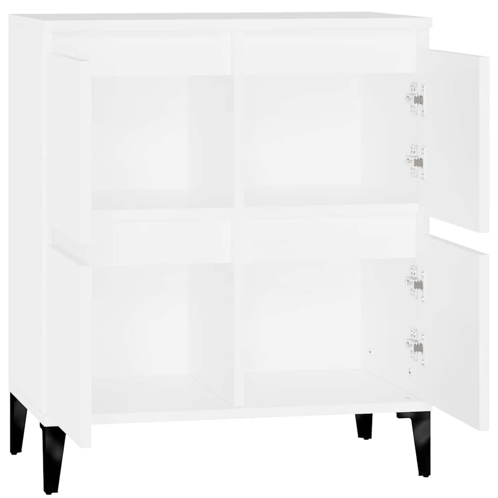 Credenza Bianca 60x35x70 cm in Legno Multistrato | homemem39