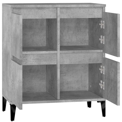 Credenza Grigio Cemento 60x35x70 cm in Legno Multistrato - homemem39