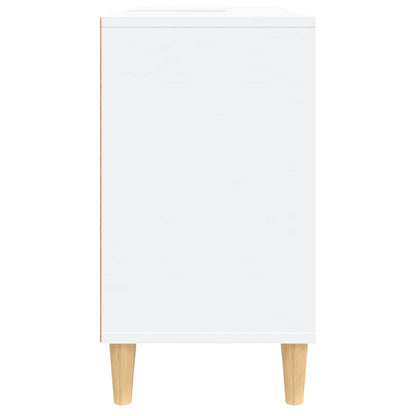 Mobile Lavabo Bianco 80x33x60 cm in Legno Multistrato
