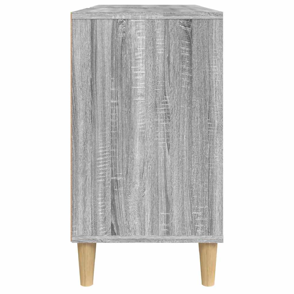 Mobile Lavabo Grigio Sonoma 80x33x60 cm in Legno Multistrato