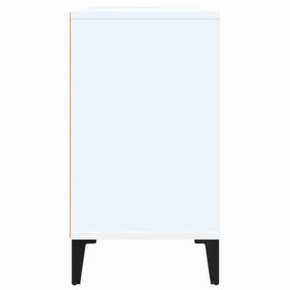 Mobile Lavabo Bianco 80x33x60 cm in Legno Multistrato