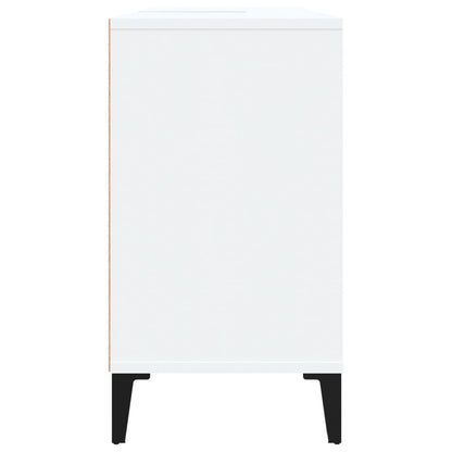 Mobile Lavabo Bianco 80x33x60 cm in Legno Multistrato