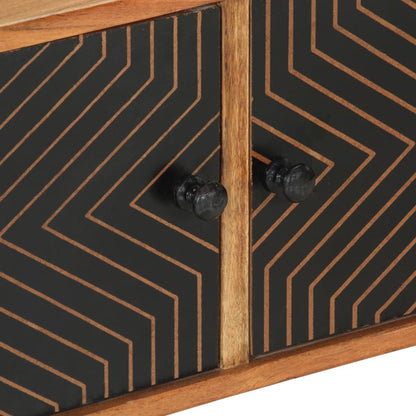 Mobile Porta TV 112x30x40 cm in Legno Massello di Acacia - homemem39