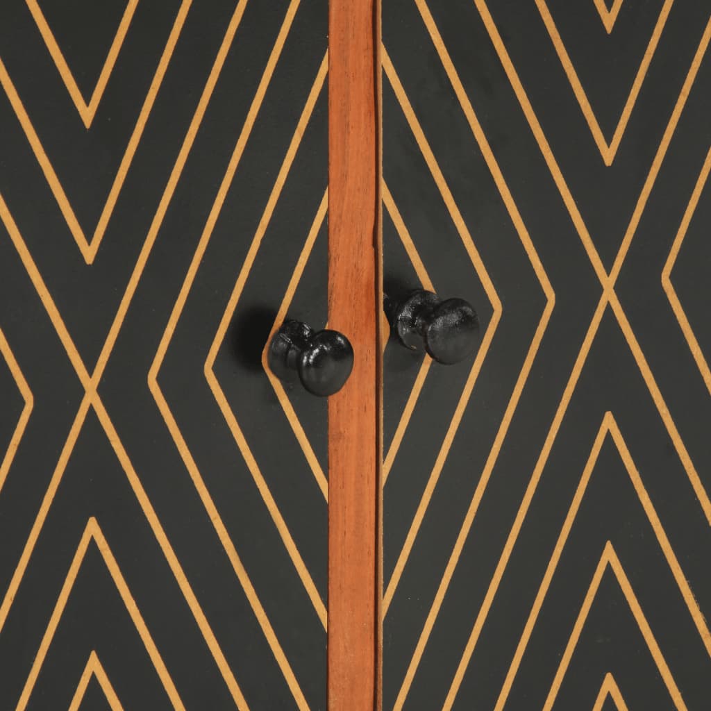 Credenza 60x35x74 cm in Legno Massello di Acacia - homemem39