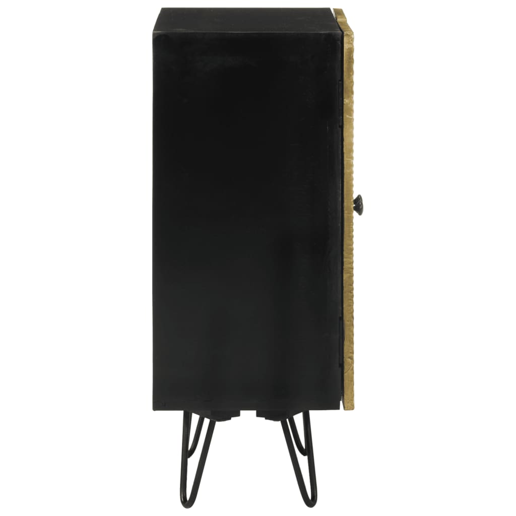 Credenza 55x30x75 cm in Legno Massello di Mango - homemem39