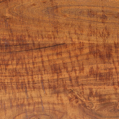 Tavolo Consolle 120x32x80 cm in Legno Massello Grezzo di Acacia