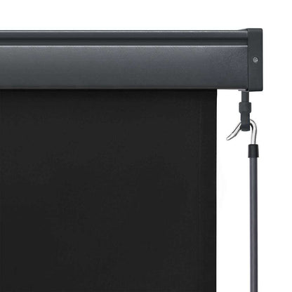 Tenda a rullo Rigato Antracite 180 x 250 cm Tessuto e Alluminio | homemem39