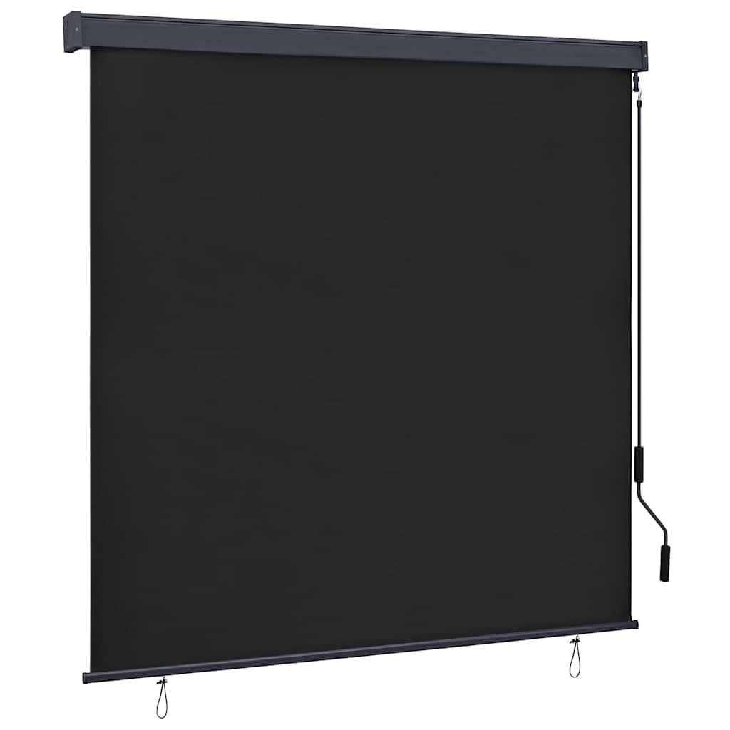 Tenda a rullo Rigato Antracite 180 x 250 cm Tessuto e Alluminio | homemem39