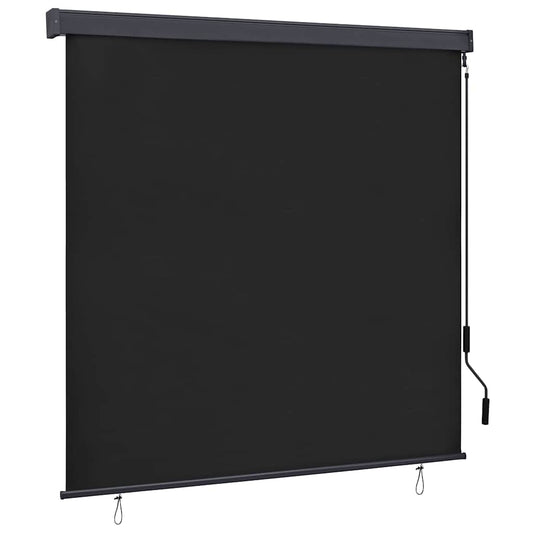 Tenda a rullo Rigato Antracite 180 x 250 cm Tessuto e Alluminio | homemem39