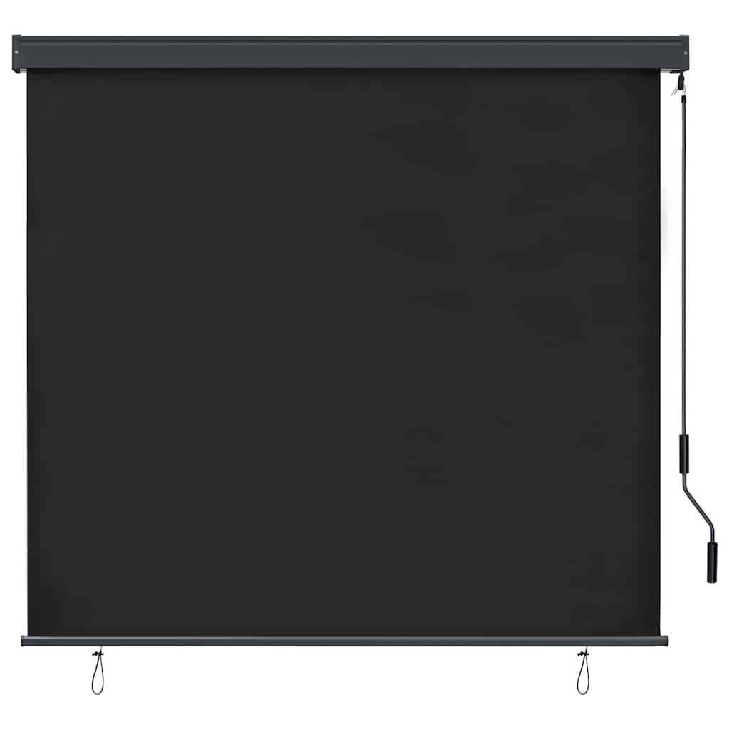 Tenda a rullo Antracite 180 x 250 cm Tessuto e Alluminio