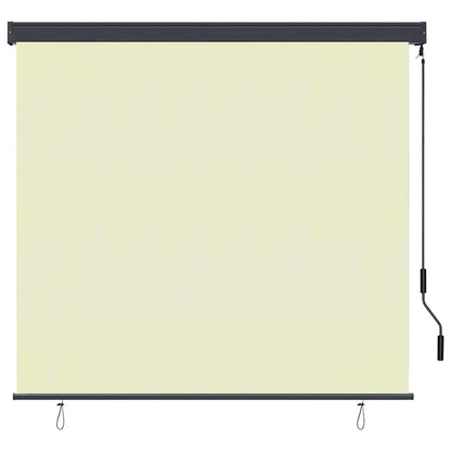 Tenda a rullo con tende Crema 180 x 250 cm Tessuto e Alluminio | homemem39