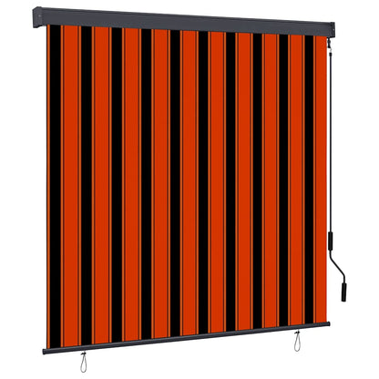 Tenda a rullo con tende Rigato Arancione e Marrone 180 x 250 cm | homemem39