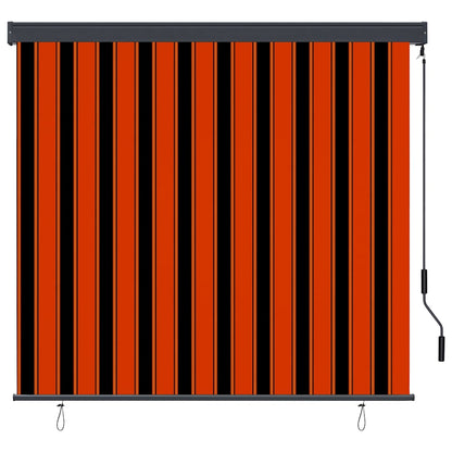 Tenda a rullo con tende Rigato Arancione e Marrone 180 x 250 cm | homemem39