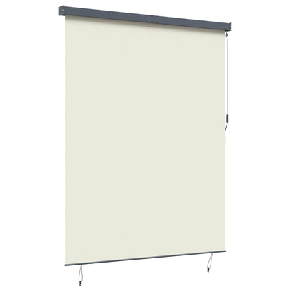 Tenda a rullo Crema 200 x 250 cm Tessuto e Alluminio