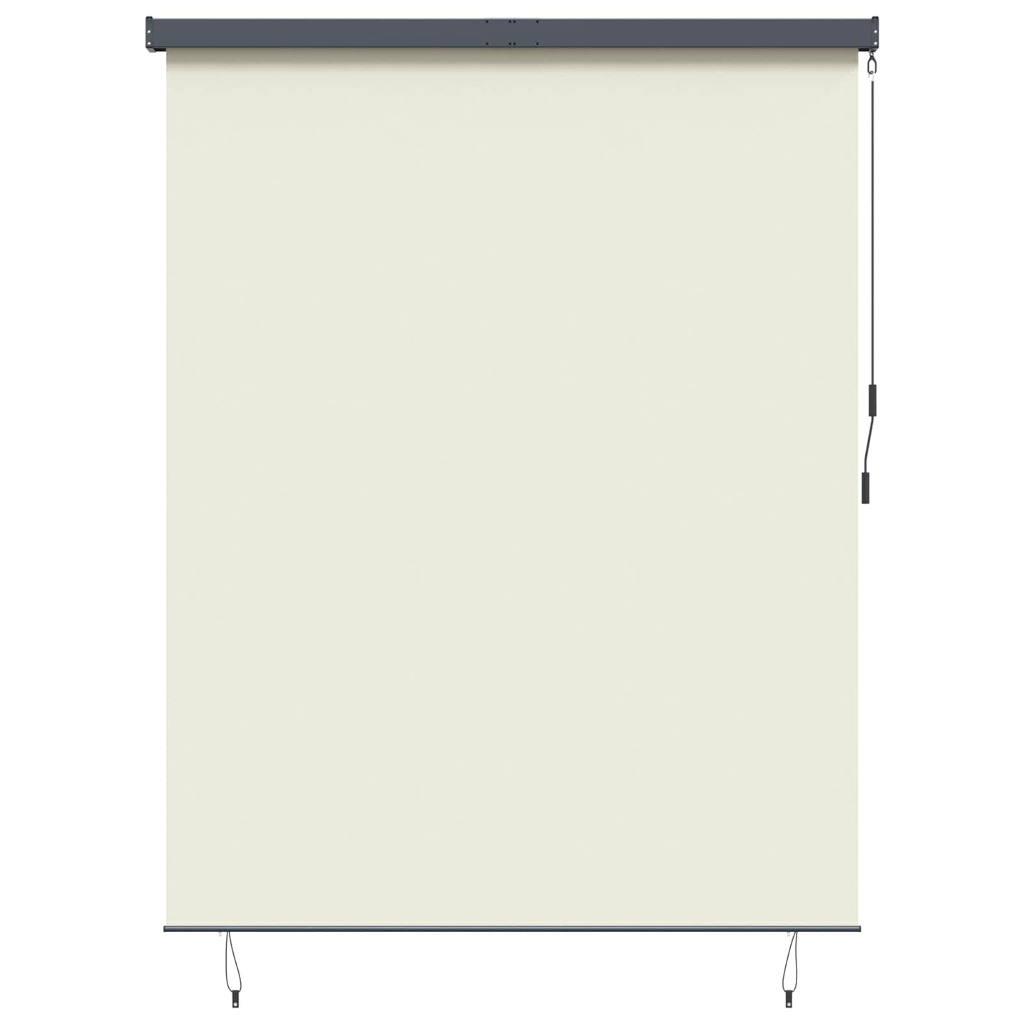 Tenda a rullo con tende Crema 200 x 250 cm Tessuto e Alluminio | homemem39