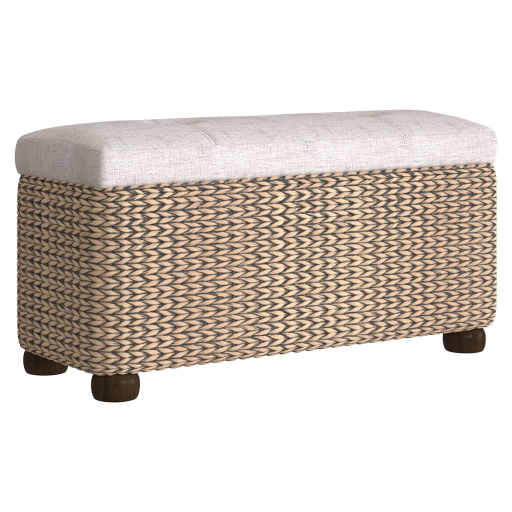 Panche Portaoggetti 2 pz con Cuscino Grigio 69 cm Tifa | homemem39