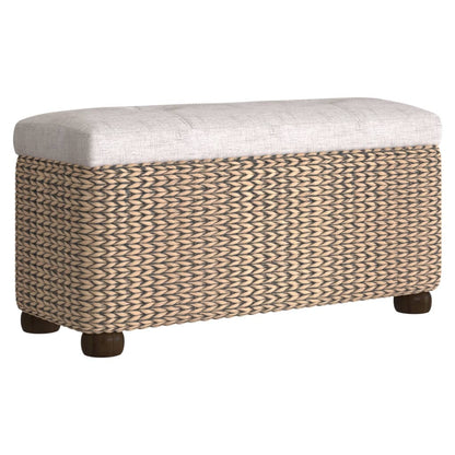 Panche Portaoggetti 2 pz con Cuscino Grigio 69 cm Tifa | homemem39