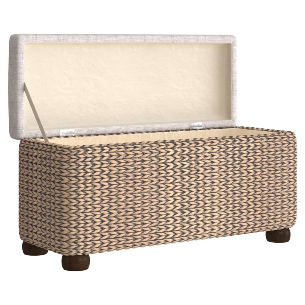 Panche Portaoggetti 2 pz con Cuscino Grigio 69 cm Tifa | homemem39