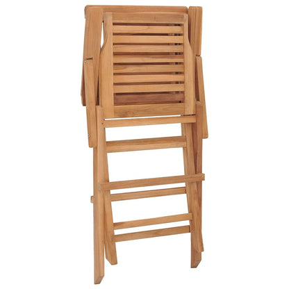 Sedie da Giardino Pieghevoli 2pz 56x63x90cm Legno Massello Teak | homemem39