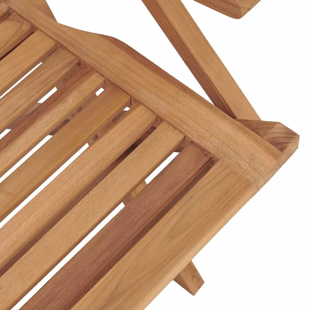 Sedie da Giardino Pieghevoli 2pz 56x63x90cm Legno Massello Teak | homemem39