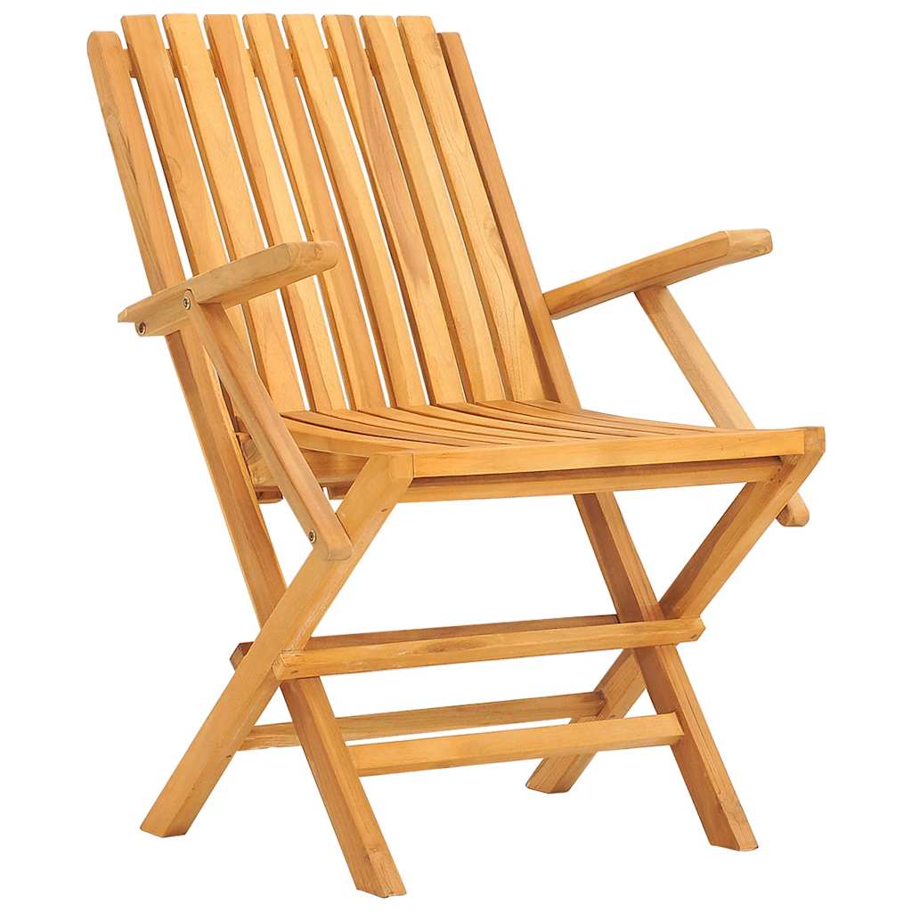 Sedie da Giardino Pieghevoli 2pz 61x67x90cm Legno Massello Teak | homemem39