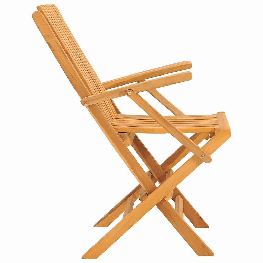 Sedie da Giardino Pieghevoli 2pz 61x67x90cm Legno Massello Teak | homemem39