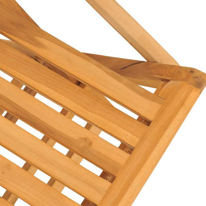 Sedie da Giardino Pieghevoli 2pz 61x67x90cm Legno Massello Teak | homemem39