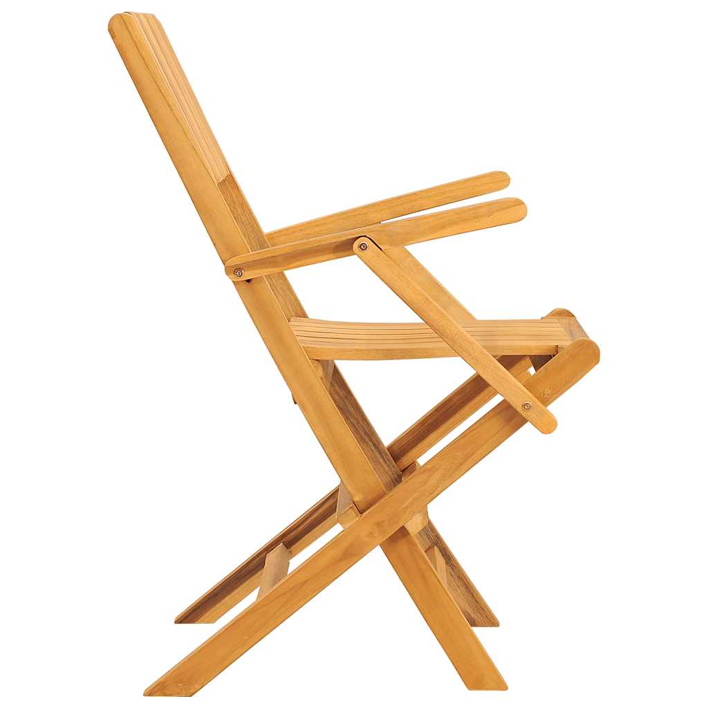 Sedie da Giardino Pieghevoli 2pz 55x61x90cm Legno Massello Teak | homemem39