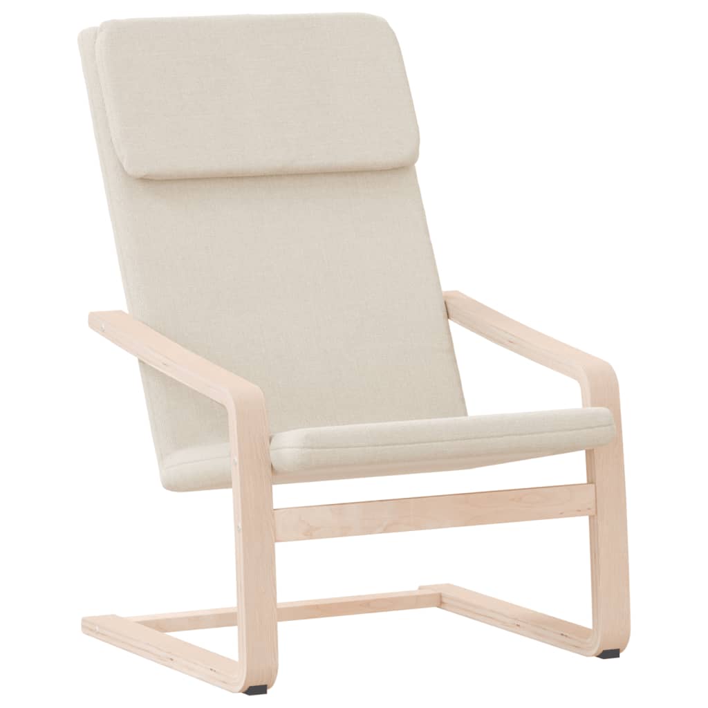 Sedia Relax Crema in Tessuto | homemem39
